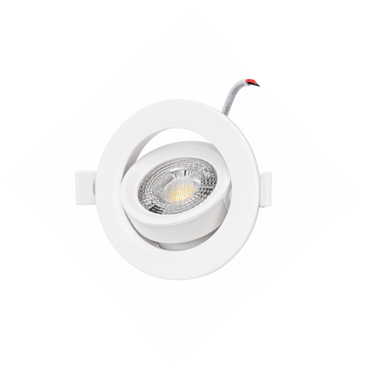 SPOT EMPOTRABLE LED DIRIGIBLE 9CM 6W 500LM 30K LUZ CÁLIDA PHILCO 57202