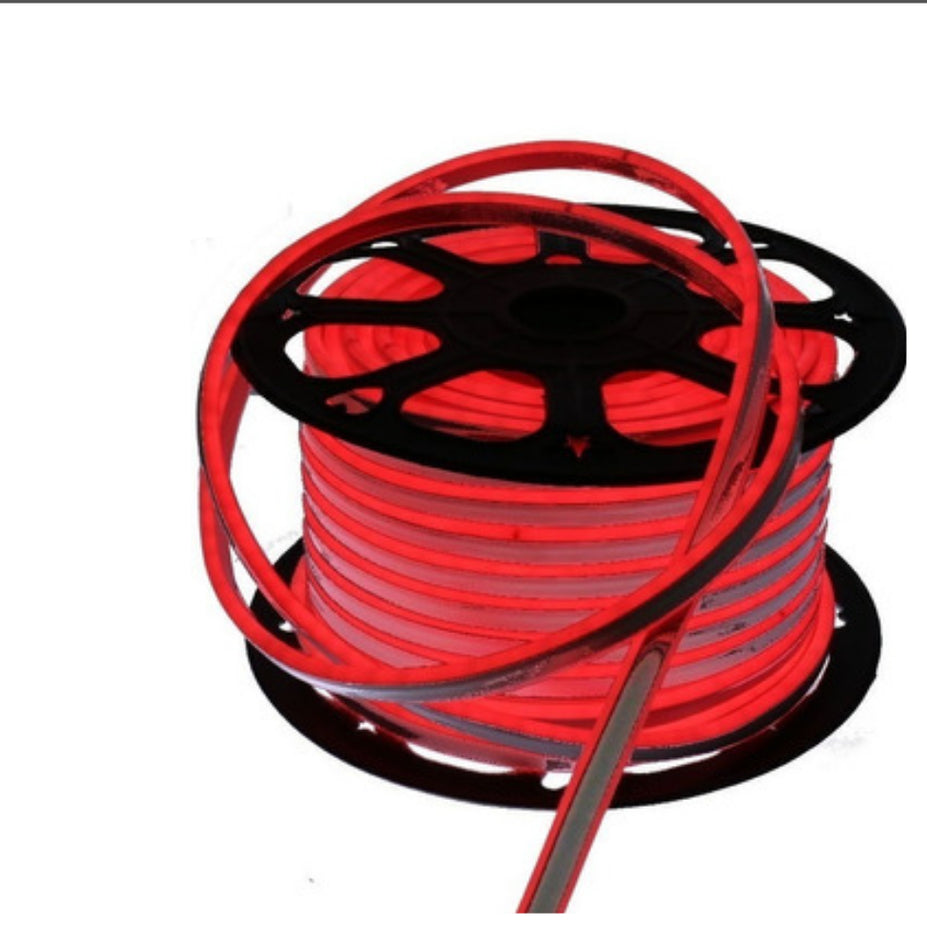 MANGUERA LED NEON 25 MTS. 120V ROJO