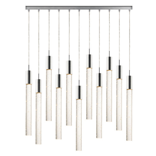 Candil LED Sable Cromo de 17 Luces 3m 120-240V GU10 Q30107-CH