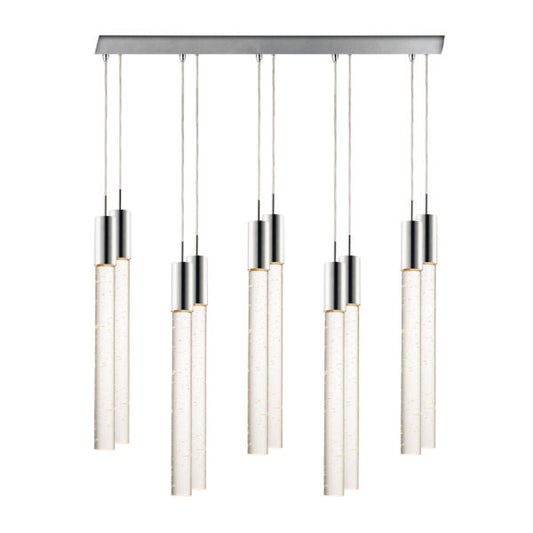 Candil Sable Cromo de 10 Luces 3m 120-240V GU10 Q30110-CH