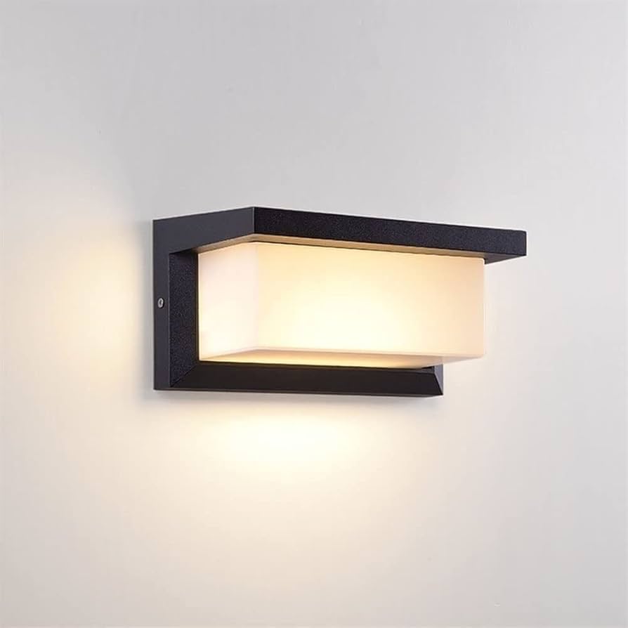 LÁMPARA MURO WALLPACK LED IP65 18W 1440LM 30K LUZ CÁLIDA NEGRO BOOMER WA2108K3