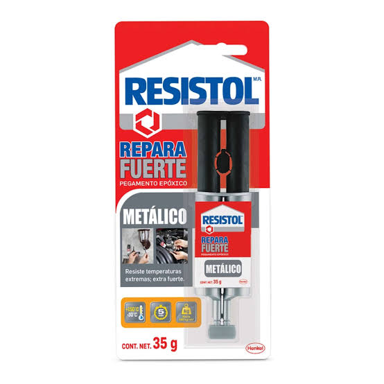 RESISTOL EPÓXICO 25G REPARA FUERTE METÁLICO HENKEL 2938773