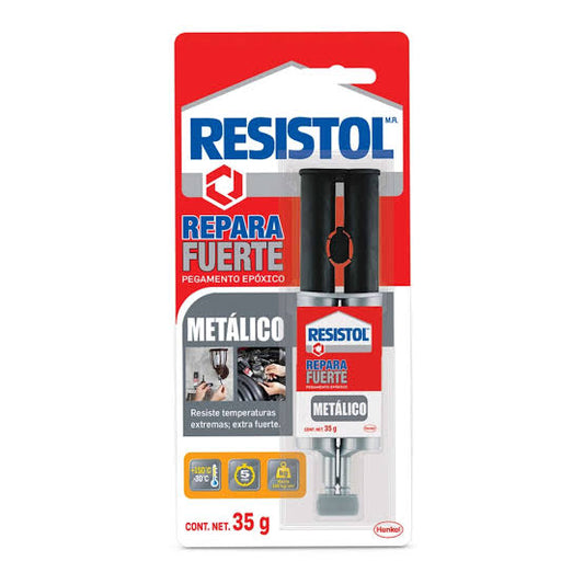 RESISTOL EPÓXICO 25G REPARA FUERTE METÁLICO HENKEL 2938773