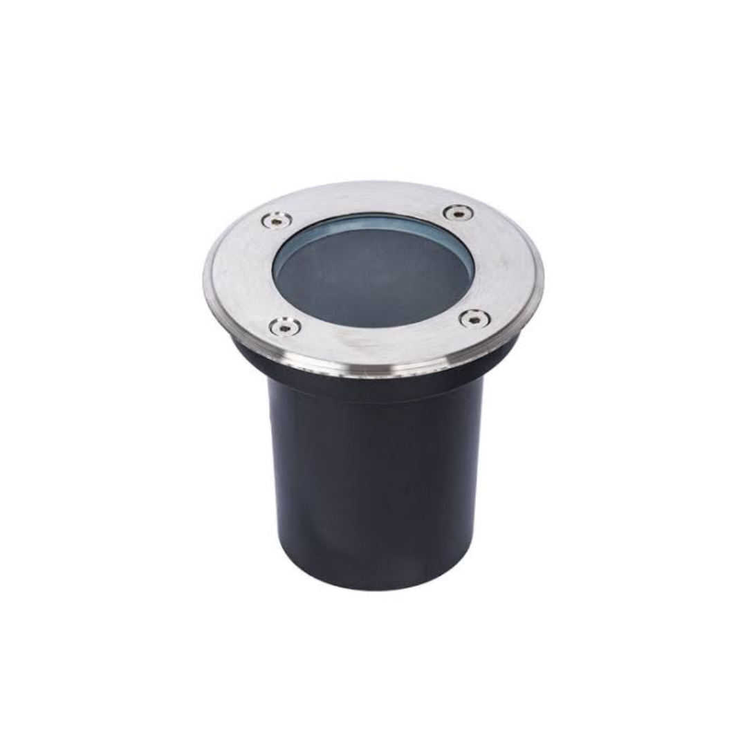 EMPOTRADO DE PISO PARA GU10 IP67 ALUMINIO CRISTAL TEMPLADO ICON EMPGU10IP67RED