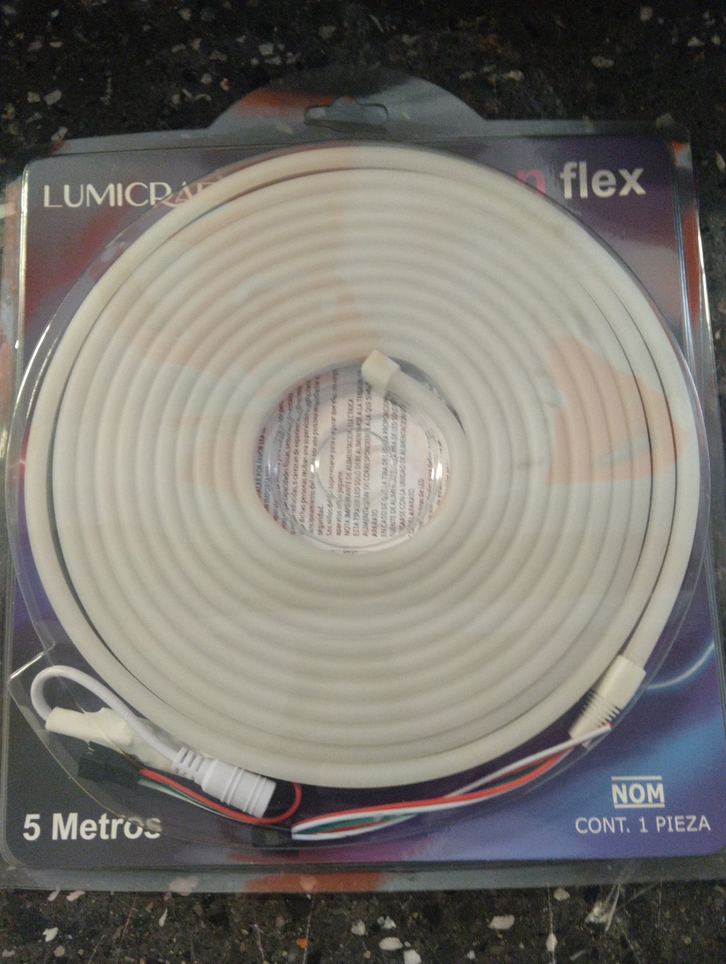 MANGUERA NEON 5MTS 60W PIXEL MULTICOLOR LUMICRAFT 2835PX12V