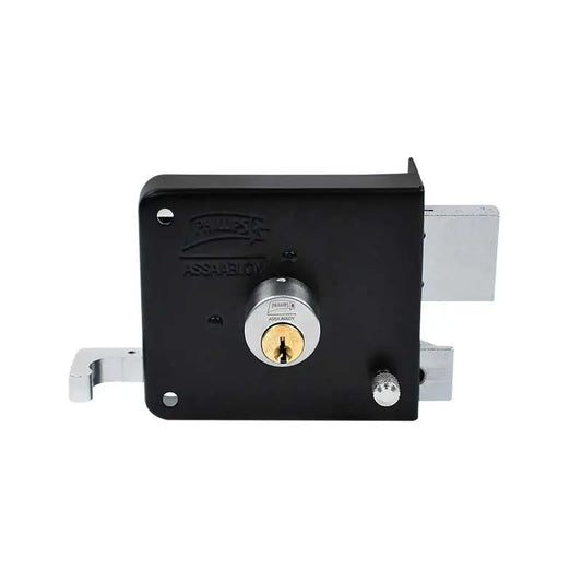 CERRADURA DERECHA SOPREPONER CERROJO DE ACERO NEGRO PHILLIPS MX6949