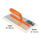 LLANA MANGO PLÁSTICO  11"X5" TRUPER 15412 LLP-6L