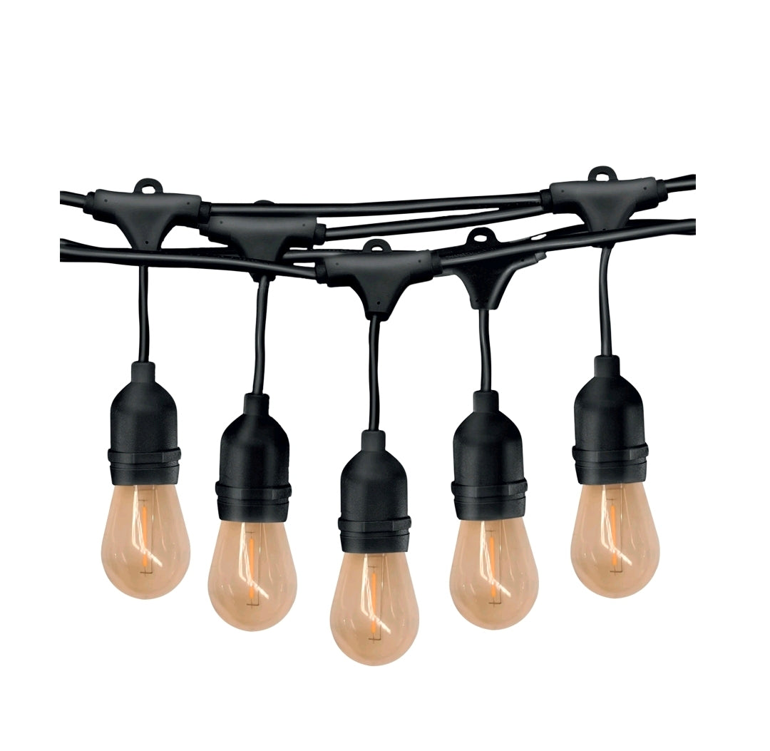 SERIE DE FOCOS VINTAGE EXTERIOR TIPO GUIRNALDA 5MTS 5W 27K LUZ CÁLIDA PHILCO 57379