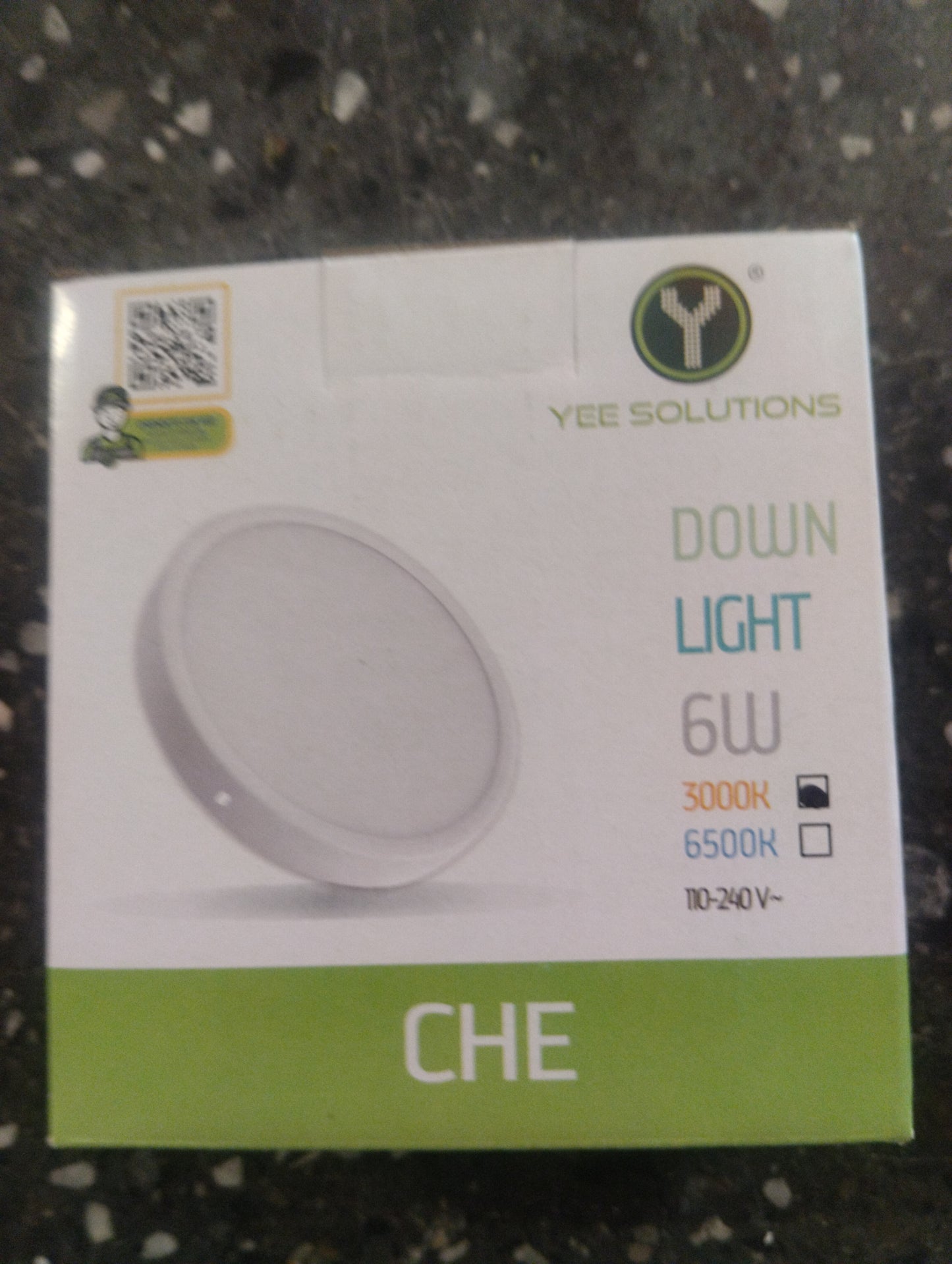 Plafón sobre poner downlights 6W 300L 110-240V (CHE-060030)