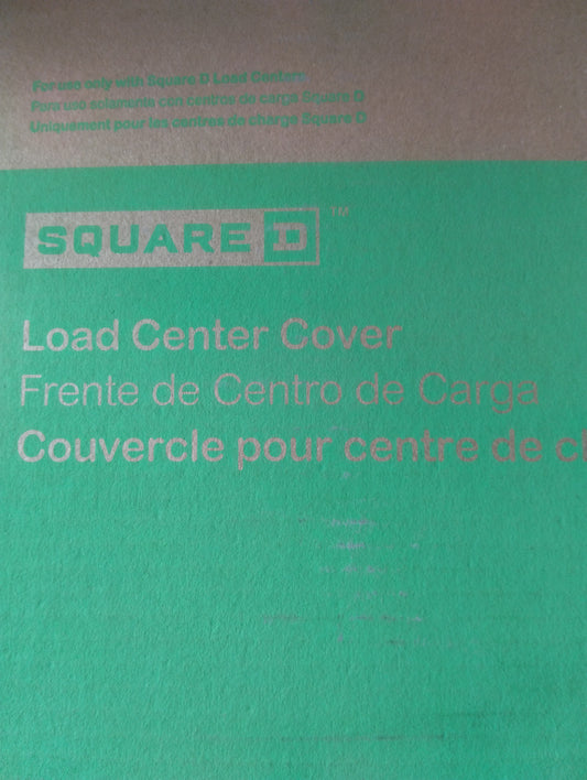Frente de centro de carga. QOC16 Empotrar SQD P-9. SD-QOC16UF