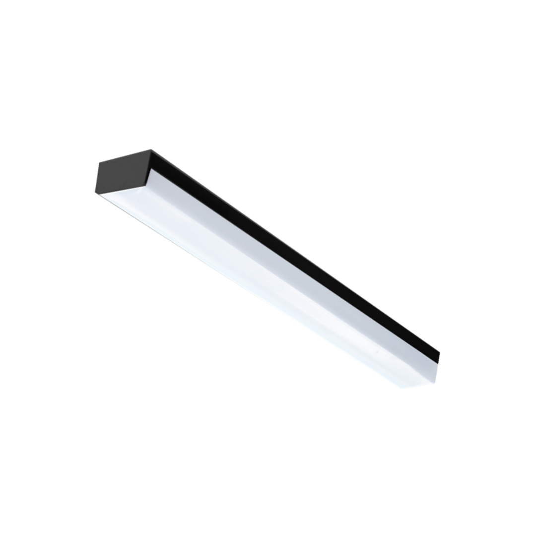 GABINETE COLGANTE LINEAL SUSPENDIDO 36W 1.20MTS 3 TEMPERATURAS NEGRO LUMMI LL36CCT/NE