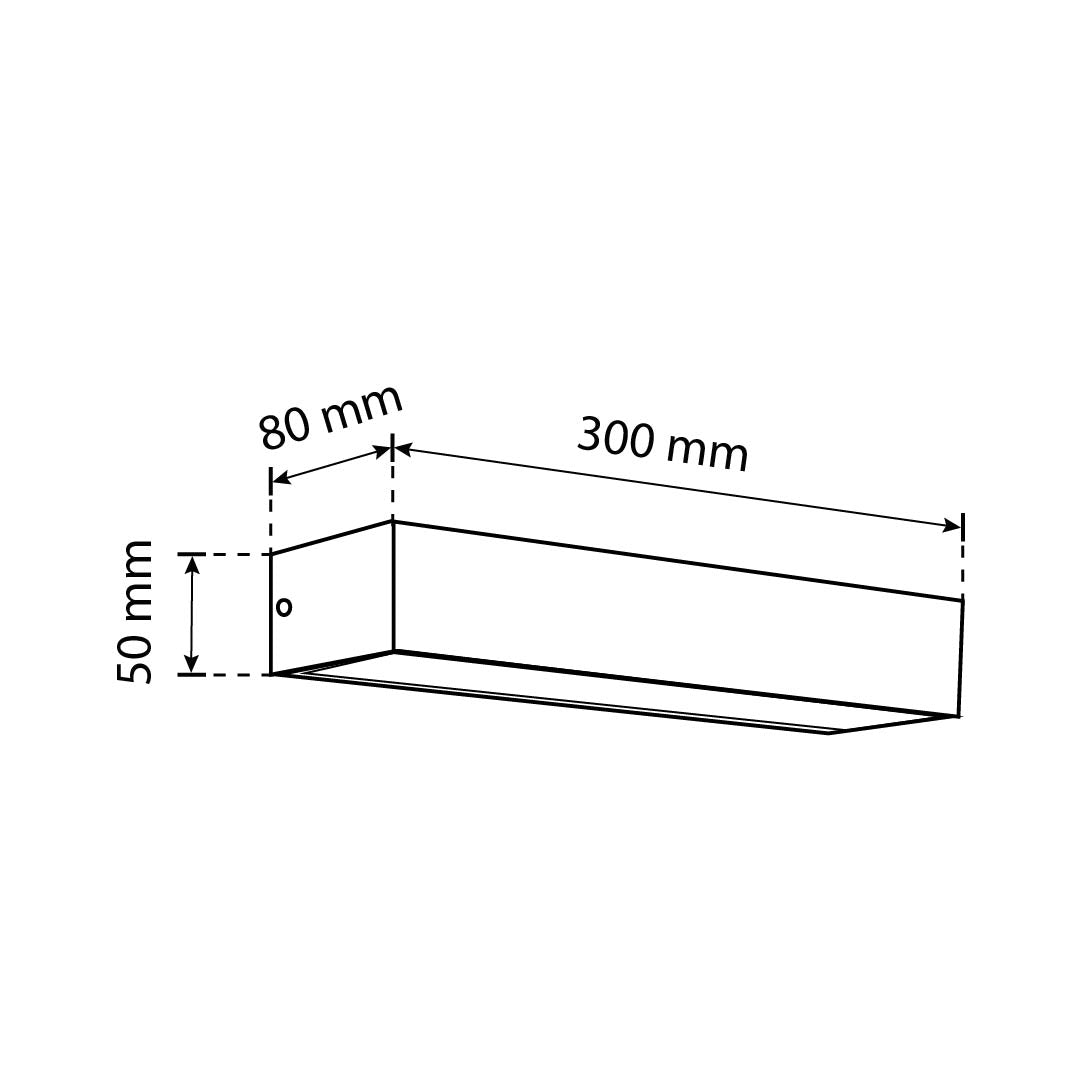 LÁMPARA MURO WALLPACK LED IP65 18W 900LM 30K LUZ CALIDA NEGRO BOOMER WA2105K3