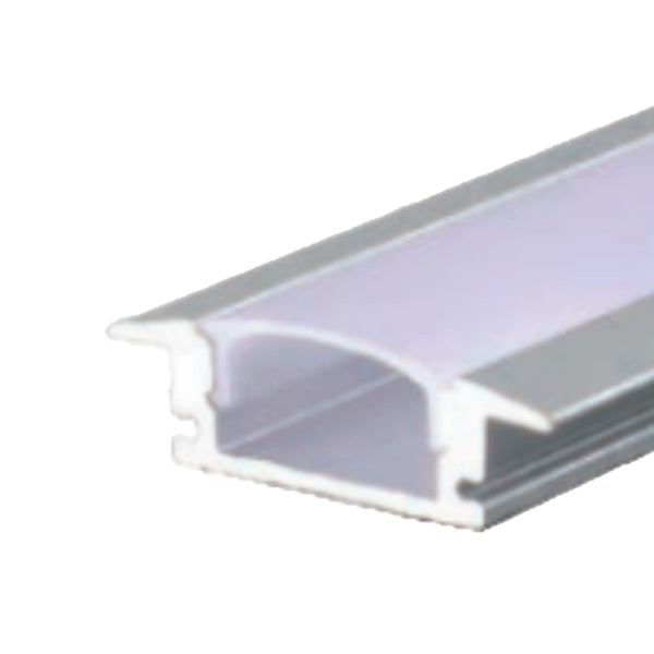 PERFIL DE ALUMINIO EMPOTRABLE ANONIZADO SLIM OPALINA 2MTS WINLED WPE-102
