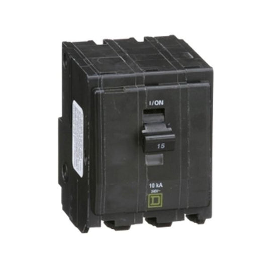 PASTILLA INTERRUPTOR TERMOMAGNÉTICA 3 POLOS 15A SQUARE D QO315