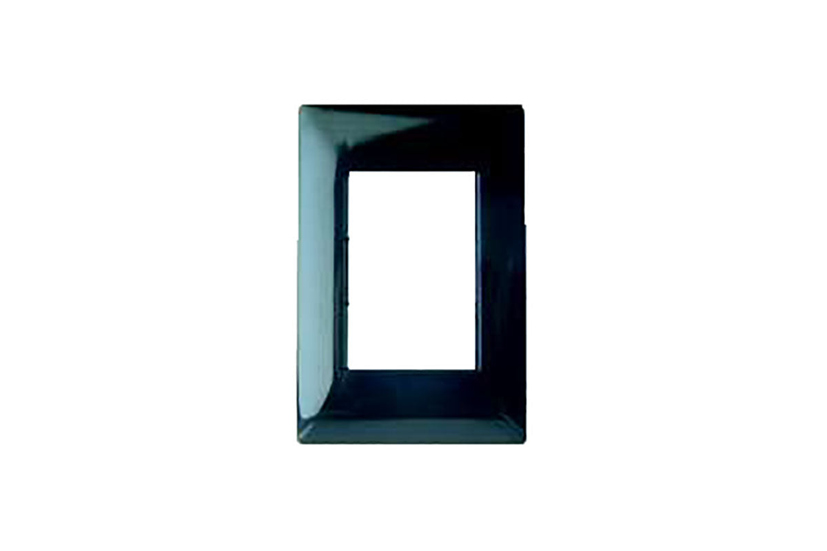 PLACA 3 VENTANAS POLICARBONATO BLACK ALPHA