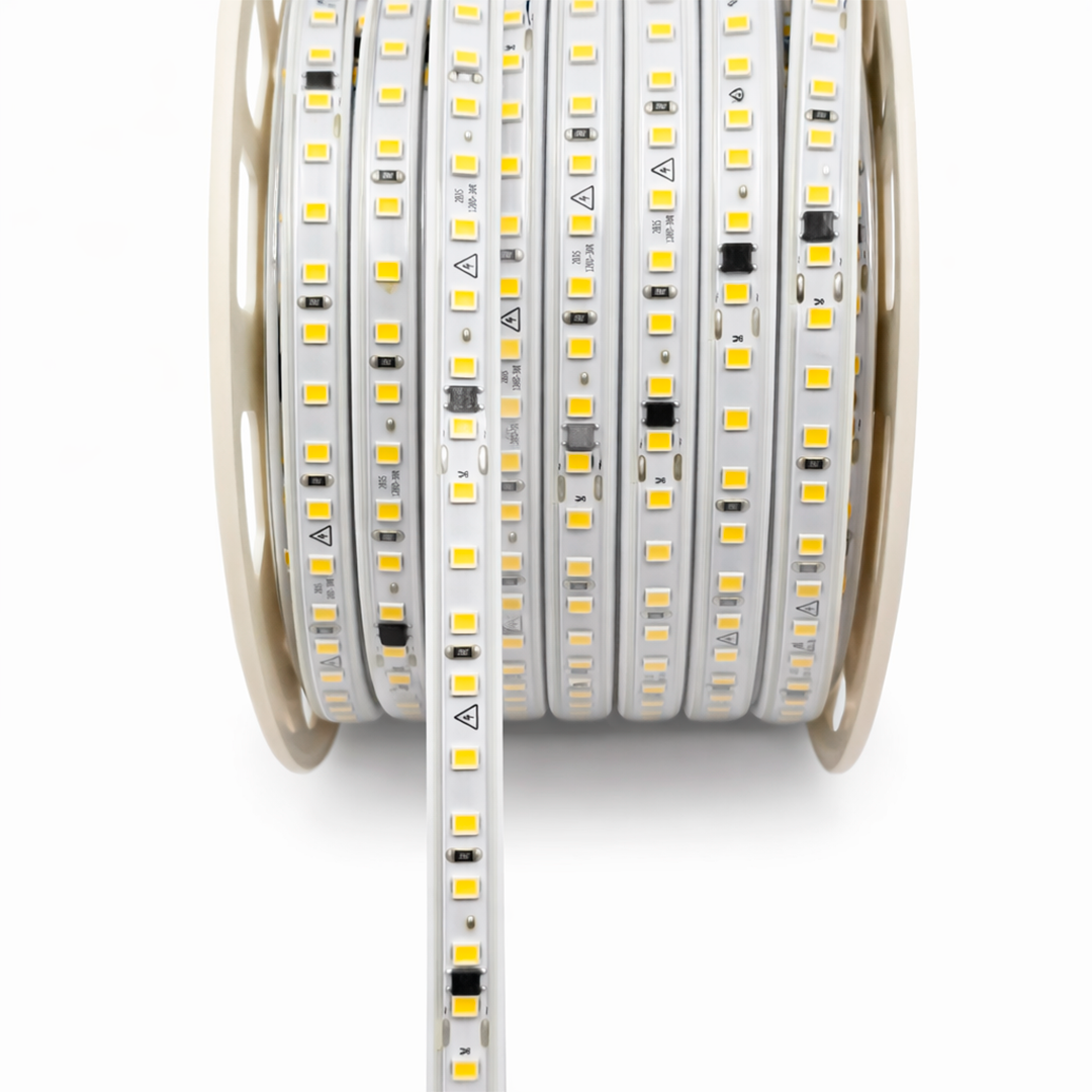 MANGUERA LED EXTERIOR SMD 5050 30K LUZ CÁLIDA LUMICRAFT 5050WW127V - 25MTS