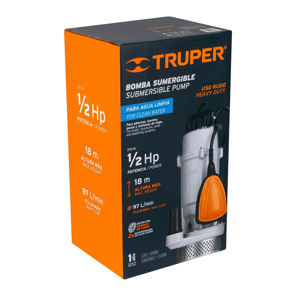 BOS-1/2LPX Truper SKU 15001