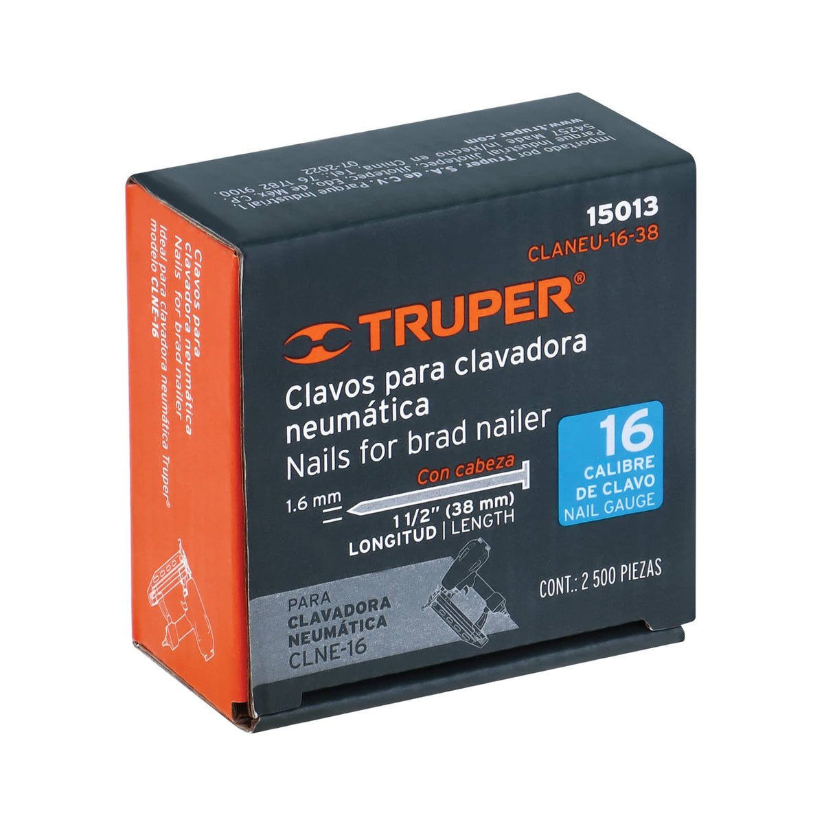 CLANEU-16-38 Truper SKU 15013