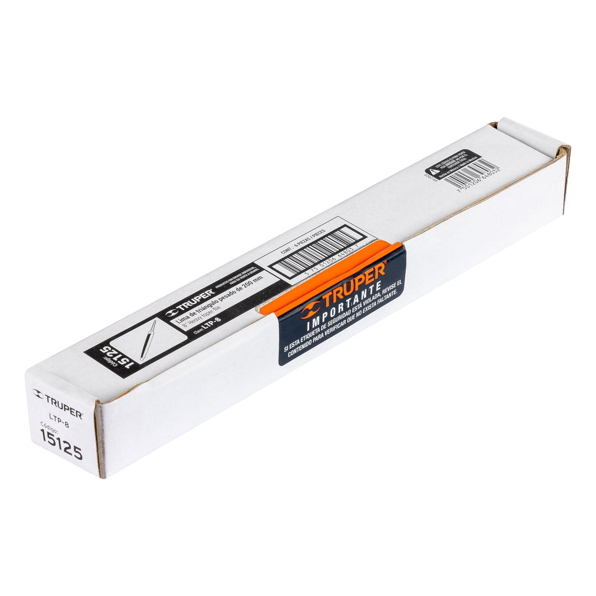 LIMA TRIÁNGULO PESADO 8' 34 DPP TRUPER 15125 LTP-8 - vista adicional