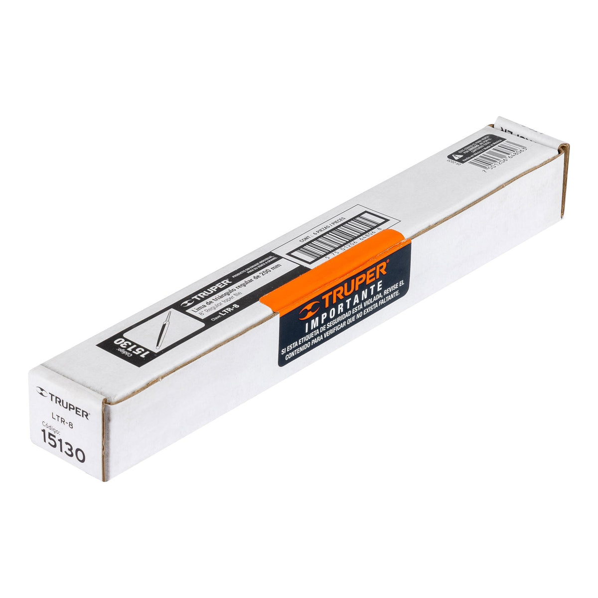 LIMA TRIANGULAR 8' PARA MACHETE 36 DPP TRUPER 15130 LTR-8 - vista adicional