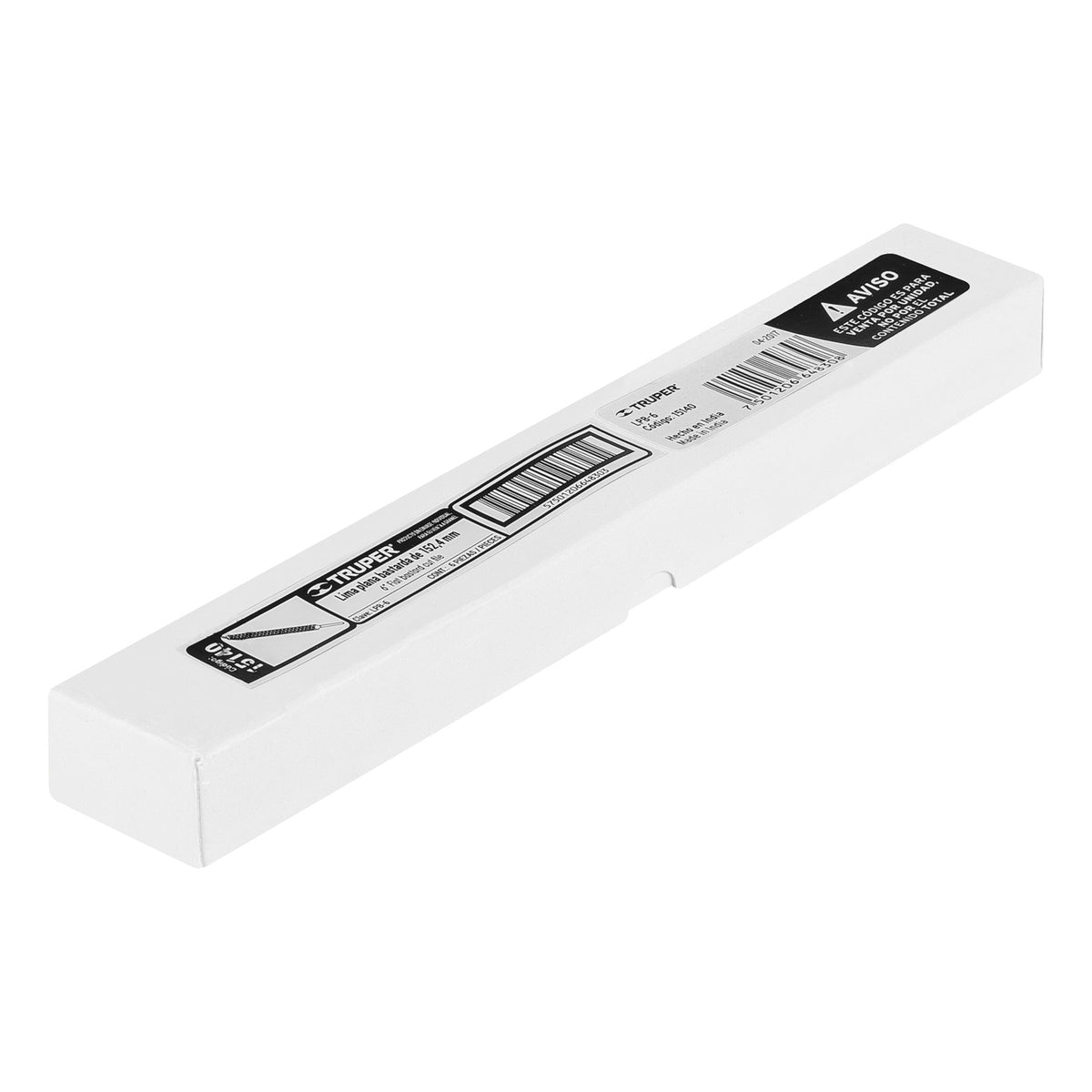LIMA PLANA BASTARDA 6' TRUPER 15140 LPB-6 - vista adicional
