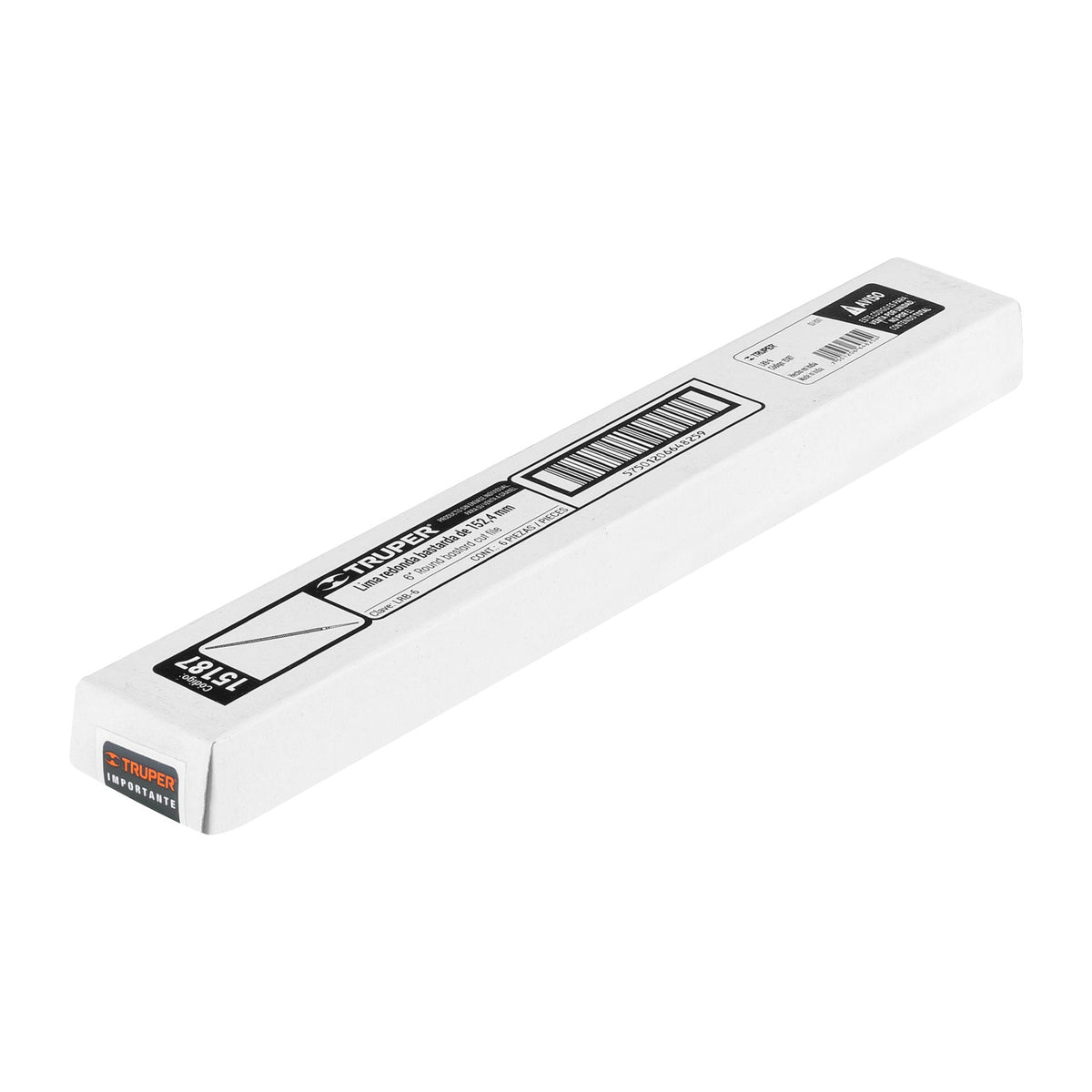 LIMA REDONDA BASTARDA 6' TRUPER 15187 LRB-6 - vista adicional