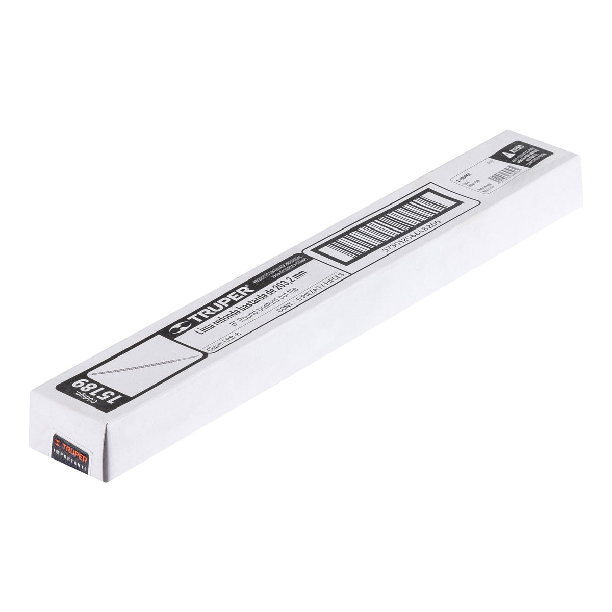 LIMA REDONDA BASTARDA 8' TRUPER 15189 LRB-8 - vista adicional