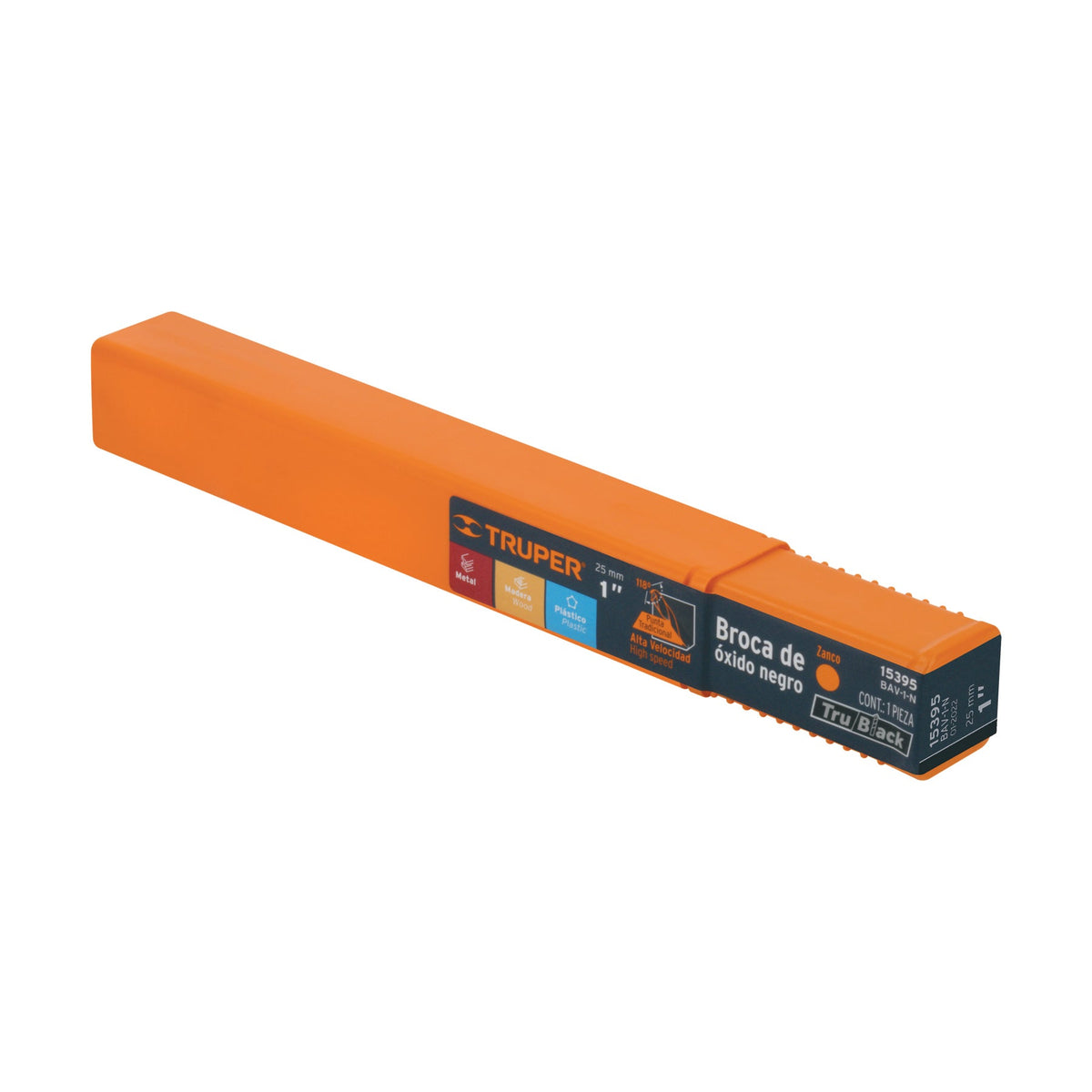 BROCA HSS 1' TRUBLACK PARA METAL TRUPER 15395 BAV-1-N - vista adicional