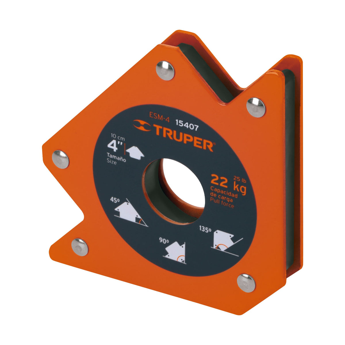 ESCUADRA MAGNÉTICA PARA SOLDAR DE 4' CARGA 22 KG TRUPER 15407 ESM-4