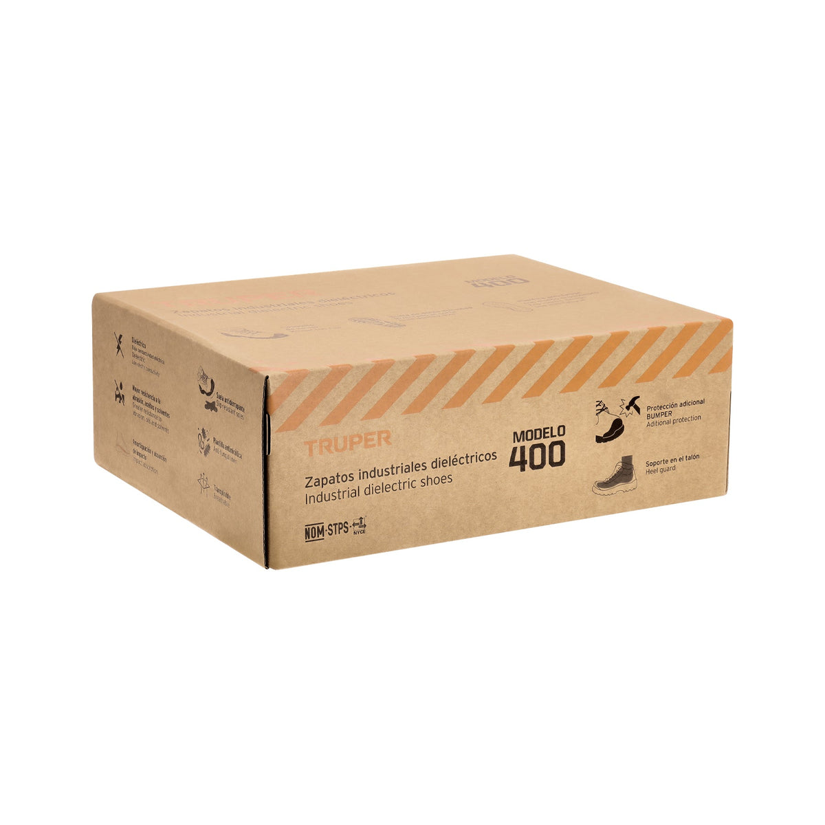BOTA DE SEGURIDAD CAFÉ #25 CASQUILLO DE ARAMIDA TRUPER 15471 ZC-425C - vista adicional