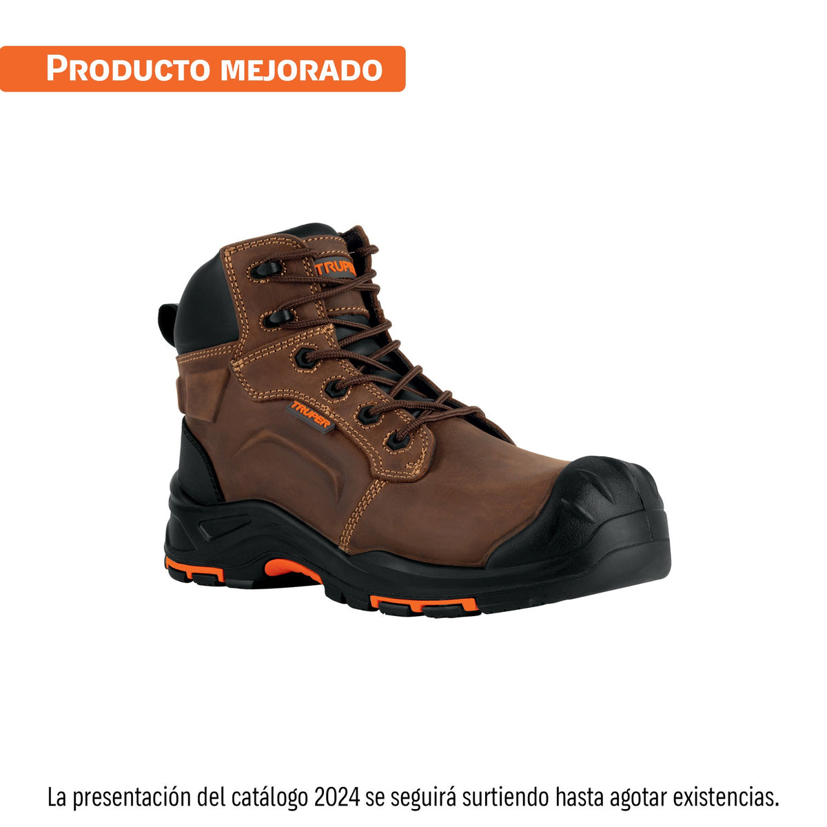 BOTA DE SEGURIDAD CAFÉ #25 CASQUILLO DE ARAMIDA TRUPER 15471 ZC-425C