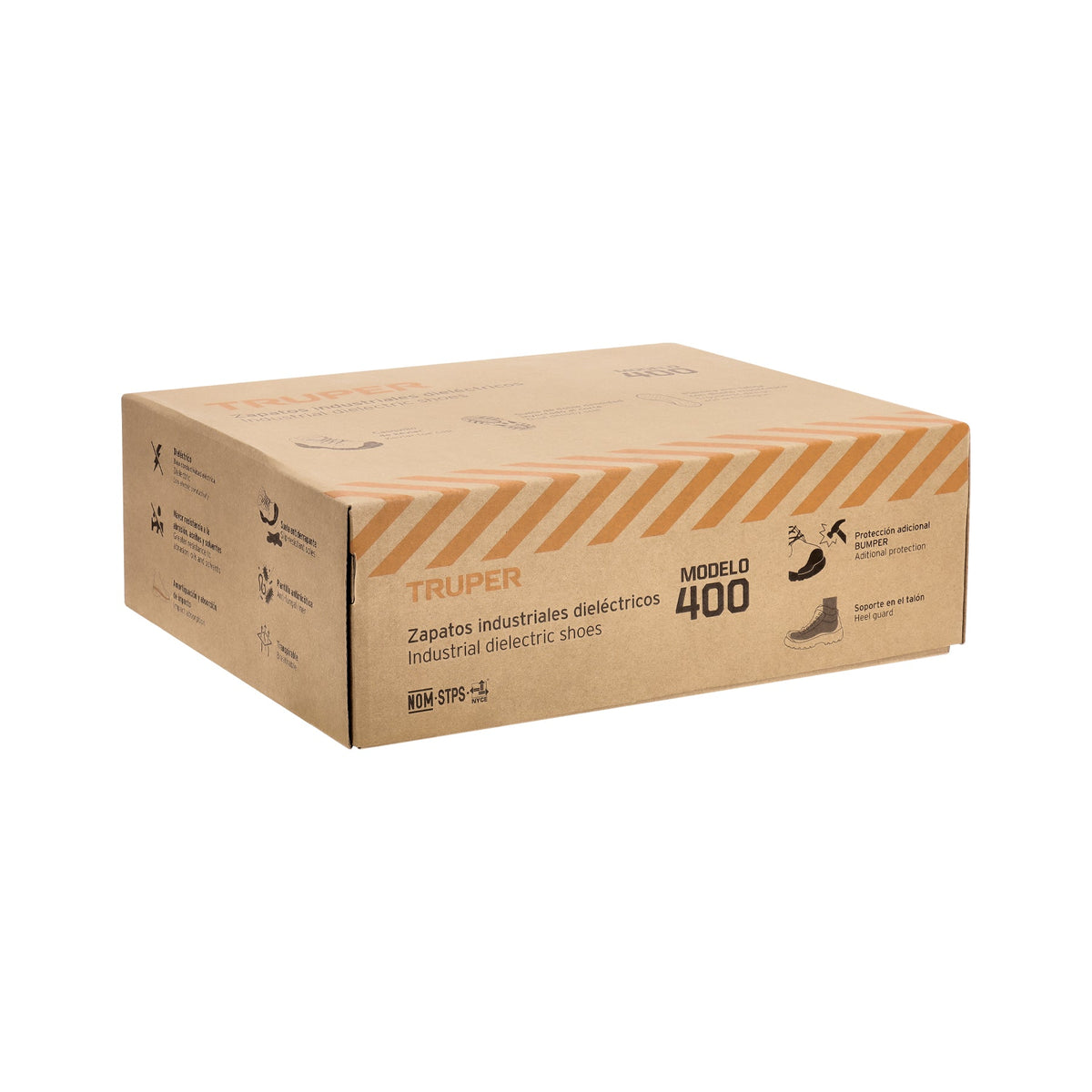 BOTA DE SEGURIDAD CAFÉ #30 CASQUILLO DE ARAMIDA TRUPER 15476 ZC-430C - vista adicional
