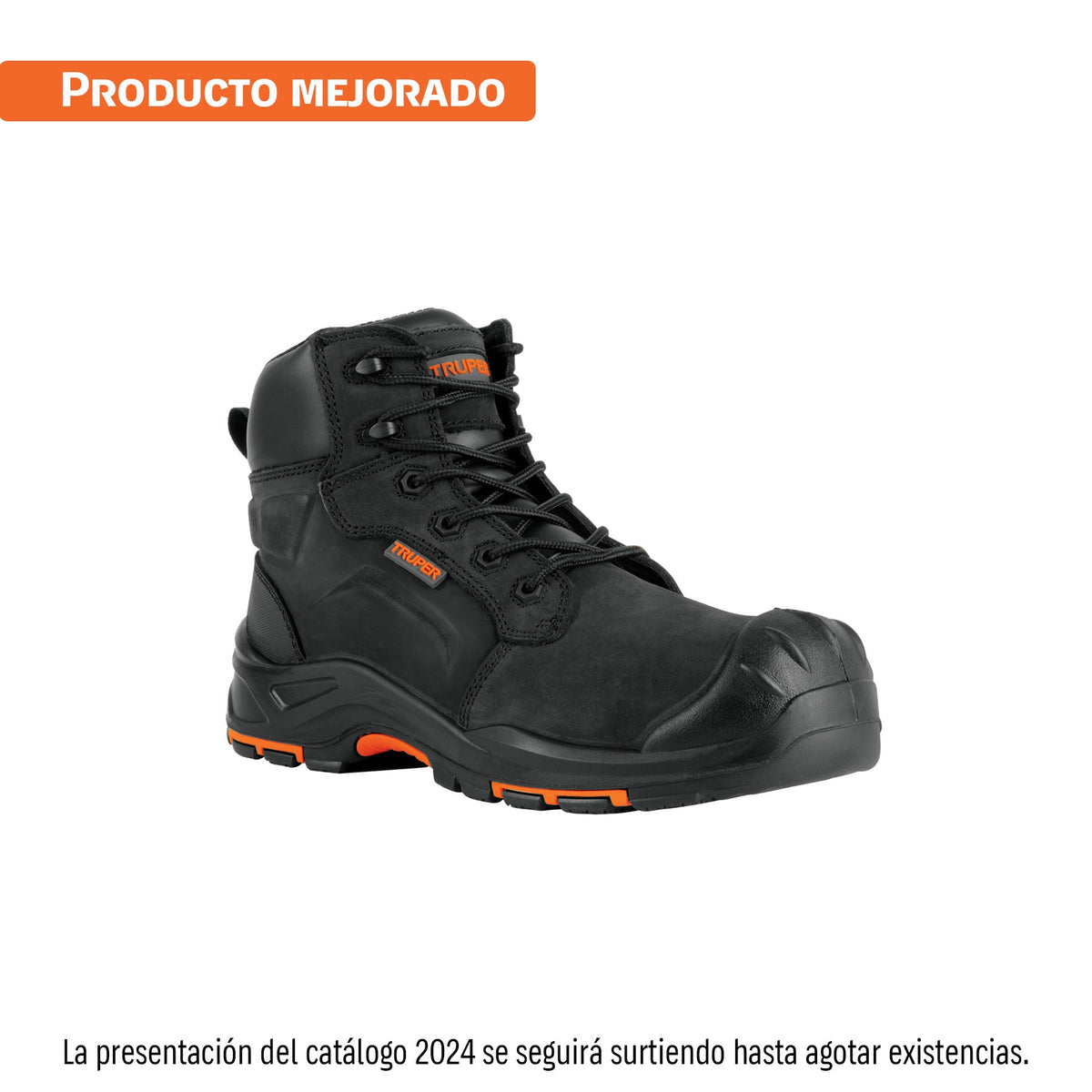 BOTA DE SEGURIDAD NEGRA #25 CASQUILLO DE ARAMIDA TRUPER 15479 ZC-425N