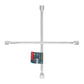 LLAVE DE CRUZ 18' PULIDA Y CROMADA TRUPER 15480 LLCR-18