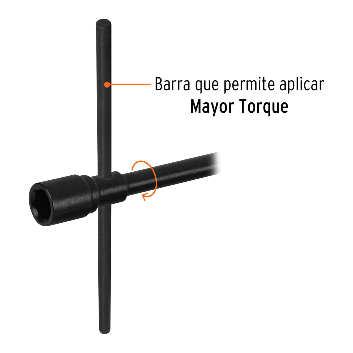 LLAVE DE ARTILLERÍA 1-1/16 X 1-1/4' BOCA HEXAGONAL TRUPER 15487 LLAR-9 - vista adicional