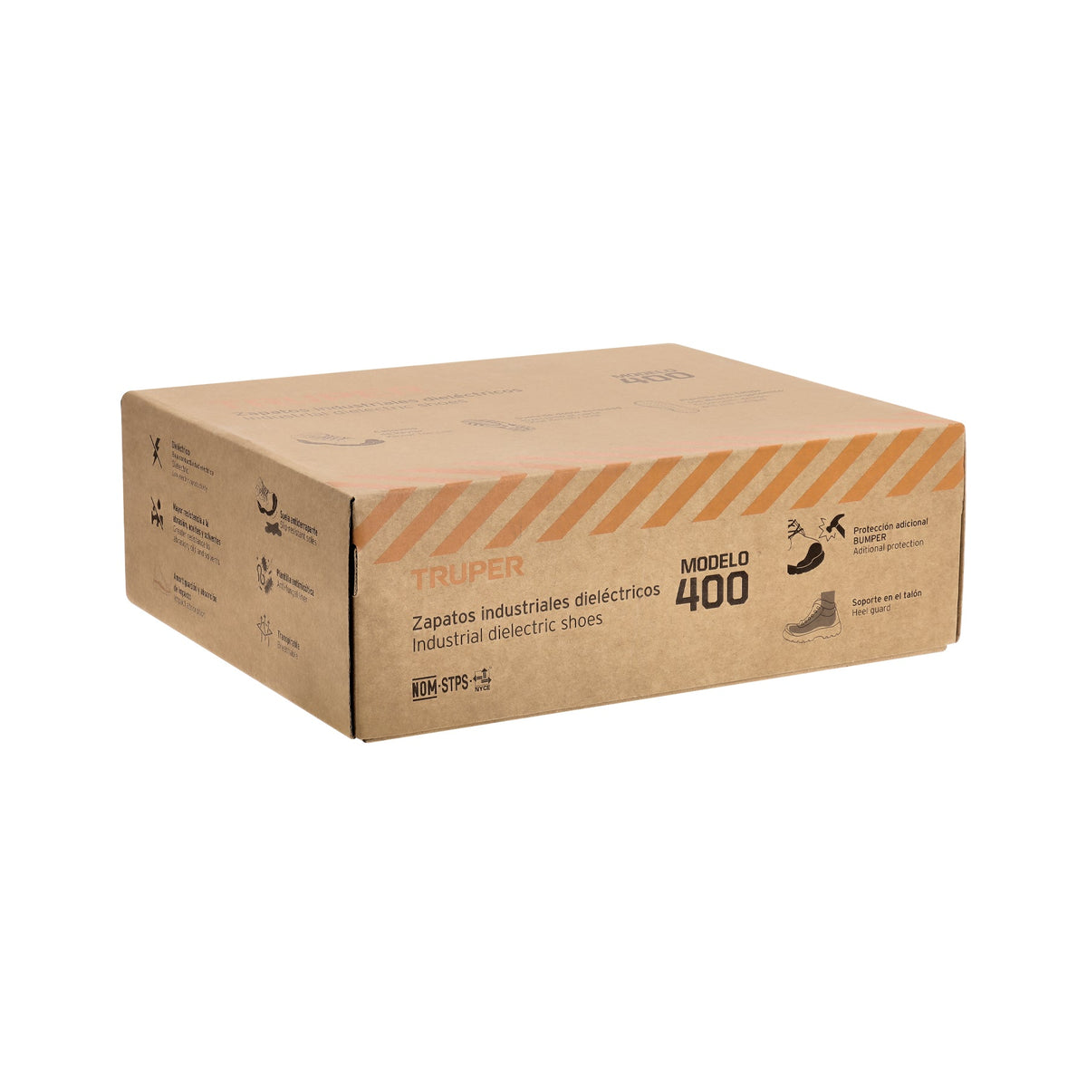 BOTA DE SEGURIDAD NEGRA #30 CASQUILLO DE ARAMIDA TRUPER 15537 ZC-430N - vista adicional