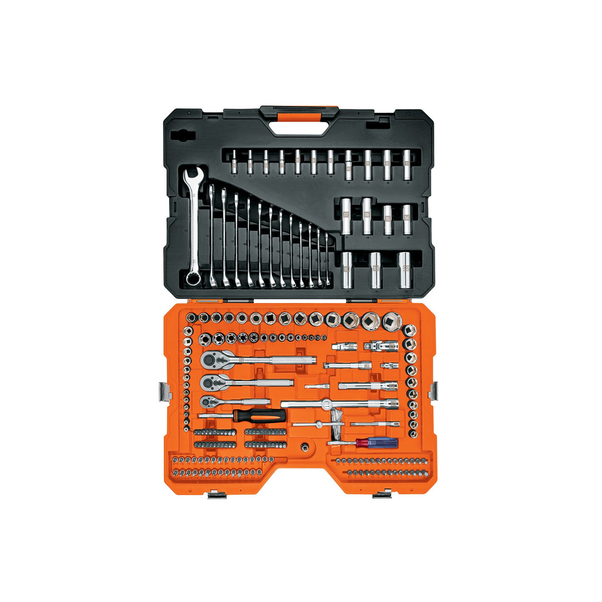 JUEGO 211 HERRAMIENTAS 1/4' 3/8' Y 1/2' STD Y MM P/MECÁNICO 15695 JD-210MP
