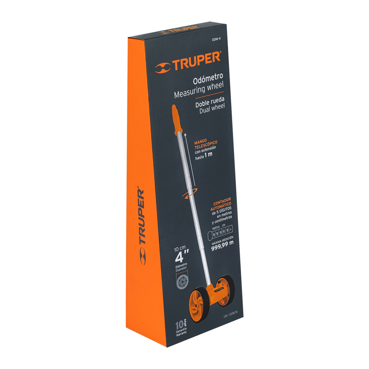 ODÓMETRO CON DOBLE RUEDA DE 4' TRUPER 15830 ODM-4 - vista adicional