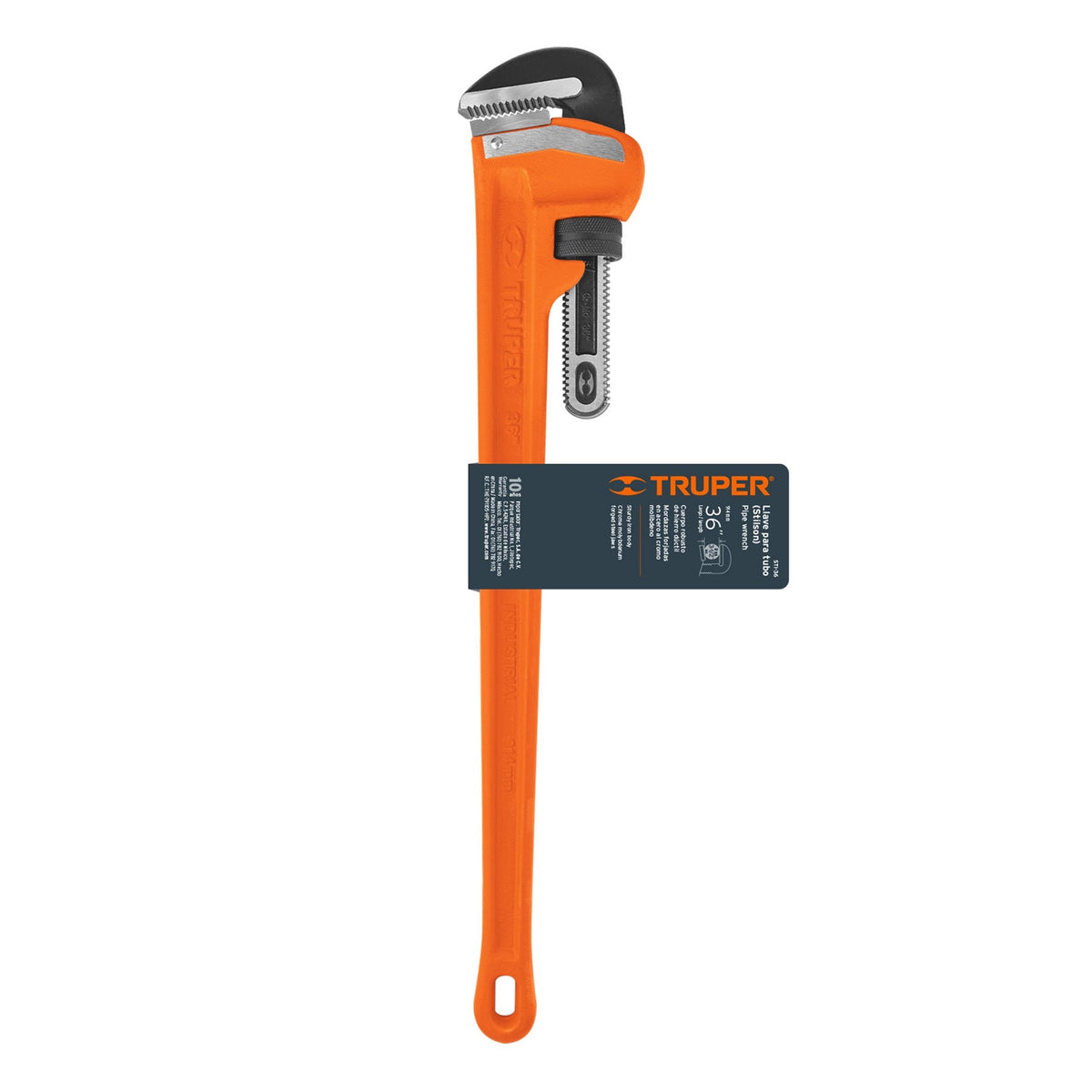LLAVE STILSON 36' CUERPO ROBUSTO DE HIERRO DÚCTIL TRUPER 15841 STI-36 - vista adicional