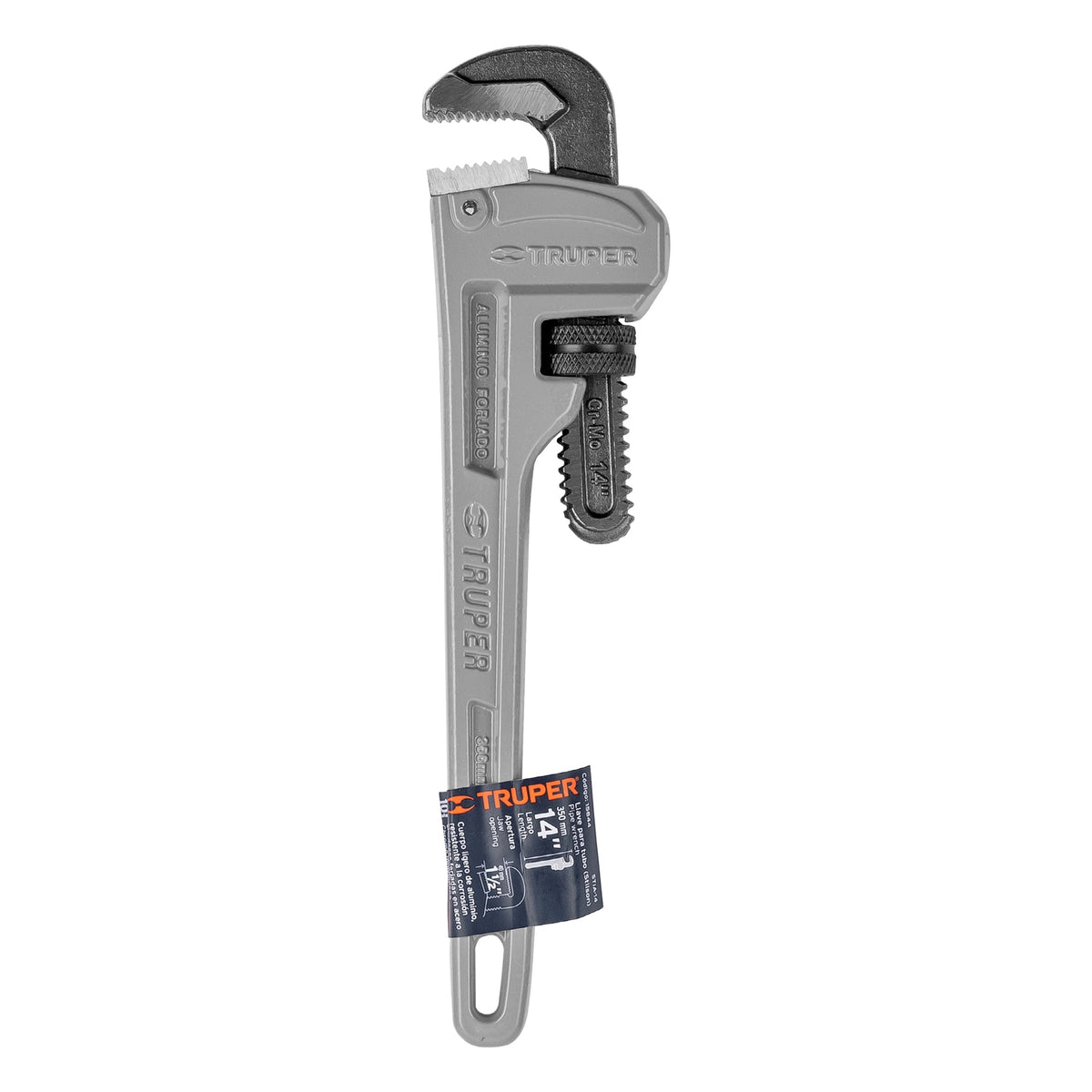 LLAVE STILSON 14' CUERPO DE ALUMINIO TRUPER 15844 STIA-14 - vista adicional