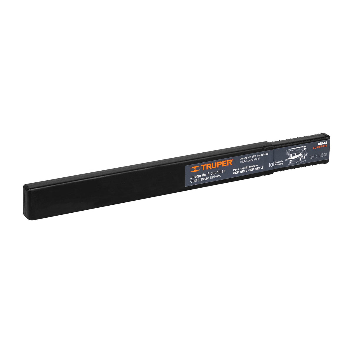 CAJA CON 3 CUCHILLAS HSS PARA CEPILLO DE PISO CEP-15X 16548 CU-CEP-15X