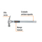 MARTILLO TUBULAR PULIDO 16 OZ UÑA RECTA TRUPER 16702 MTR-16