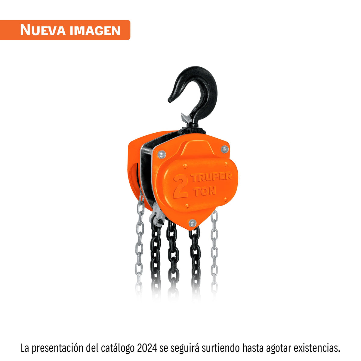 POLIPASTO DE CADENA DE 2 TON TRUPER 16826 POL-2