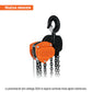 POLIPASTO INDUSTRIAL DE CADENA 10 TONELADAS TRUPER 16829 POL-10
