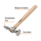 MARTILLO DESABOLLADOR 11 OZ FINO MANGO 12' TRUPER 16865 MAFA-11
