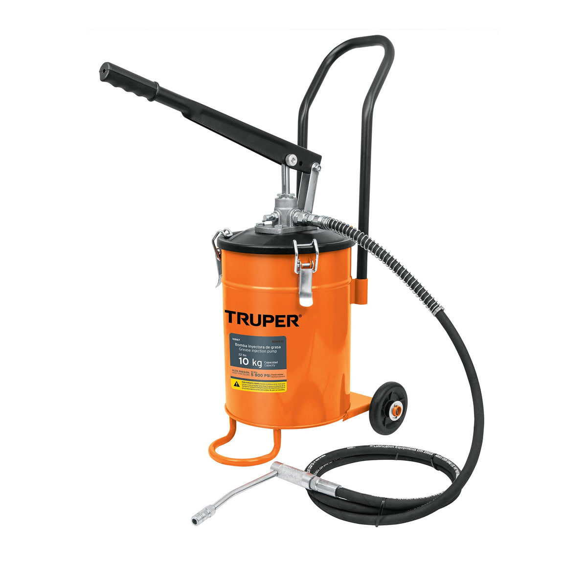 BOMBA INYECTORA DE GRASA 10 KG TRUPER 16867 BOMIN-10