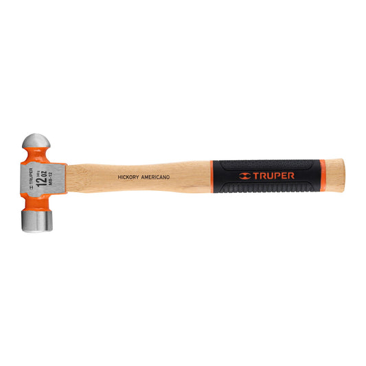 MARTILLO PULIDO DE BOLA 12 OZ MANGO HICKORY TRUPER GRIP 16901 MB-12