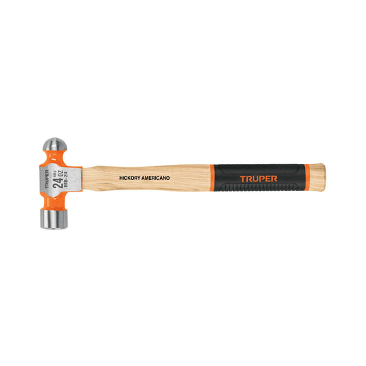 MARTILLO PULIDO DE BOLA 24 OZ MANGO HICKORY TRUPER GRIP 16903 MB-24