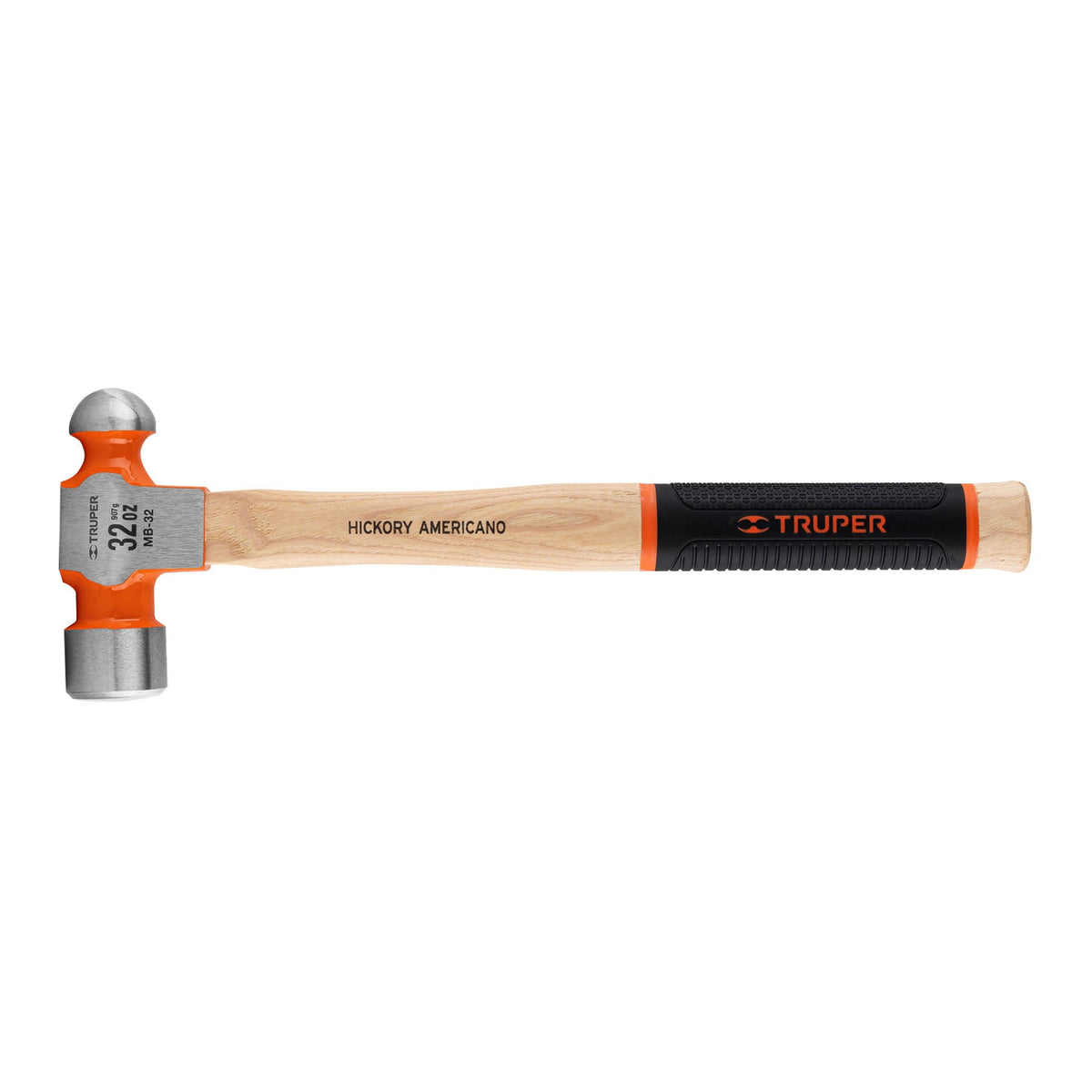 MARTILLO PULIDO DE BOLA 32 OZ MANGO HICKORY TRUPER GRIP 16904 MB-32