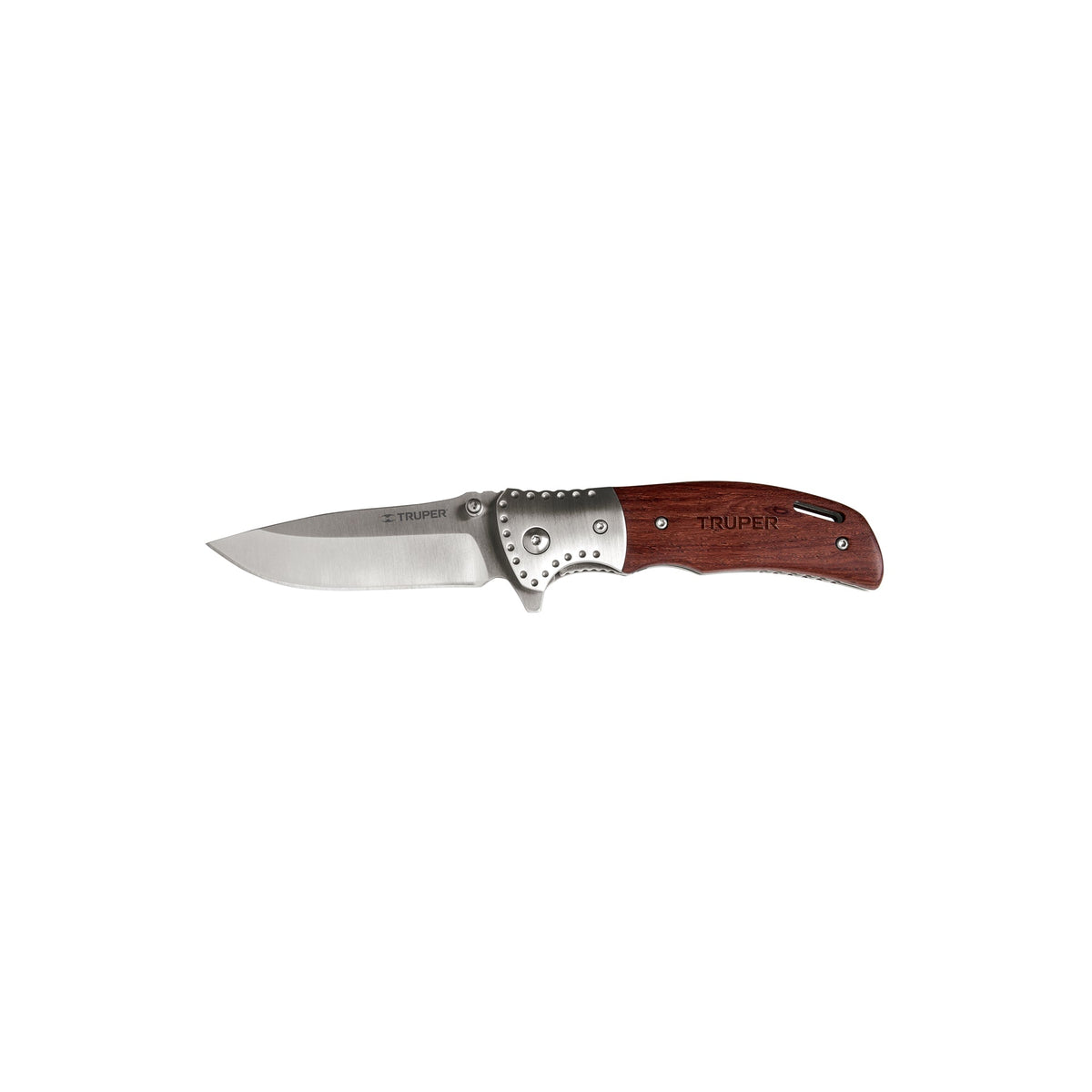 NAVAJA ABATIBLE 4-1/2' MANGO DE MADERA TRUPER 16981 NV-4